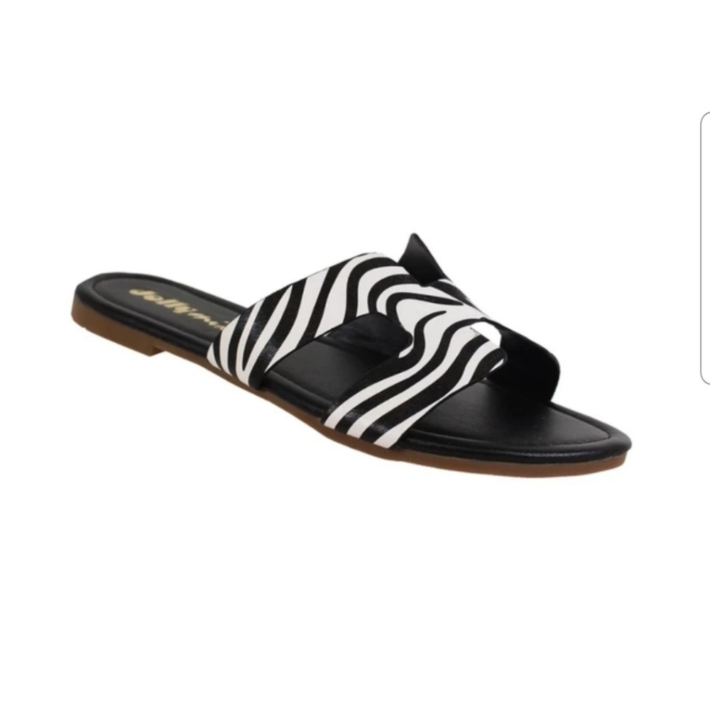 Zebra Sandals / Slides